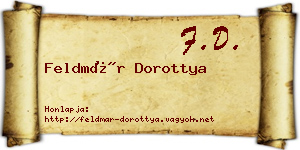 Feldmár Dorottya névjegykártya